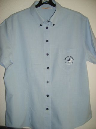 CAMISA/BLUSA CUADRITOS AZULES Y BLANCOS - LLOYDS