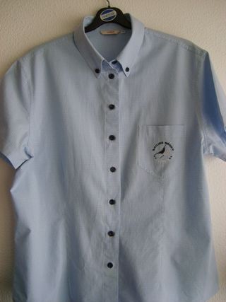 CAMISA/BLUSA CUADRITOS AZULES Y BLANCOS - LLOYDS