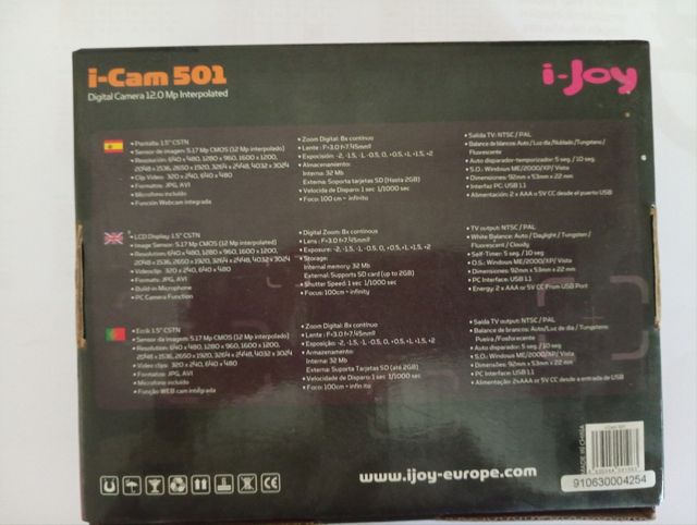 cámara de fotos digital