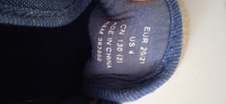 Alpargata Blucher azul