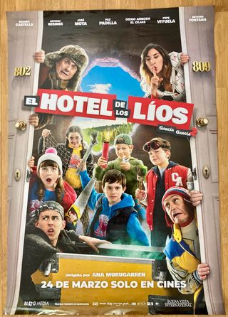 Poster Cine el Hotel de los líos. José Mota
