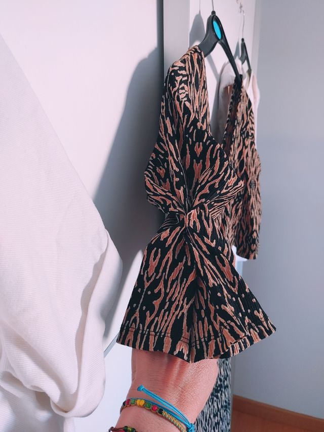 Mono largo estampado