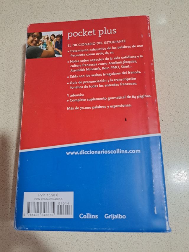 Diccionario Francés Collins Pocket