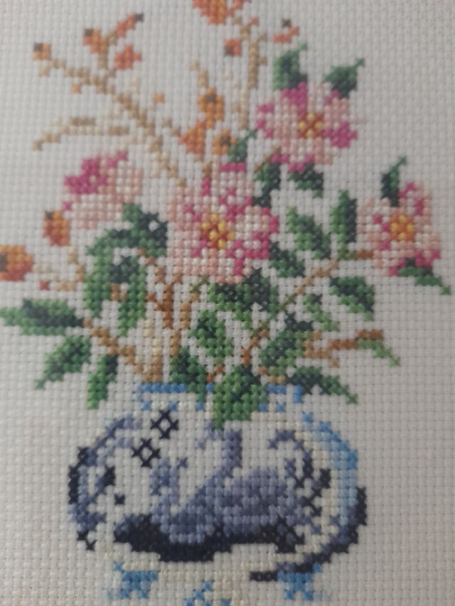 Cuadros de punto de cruz, bordados amano Artesania