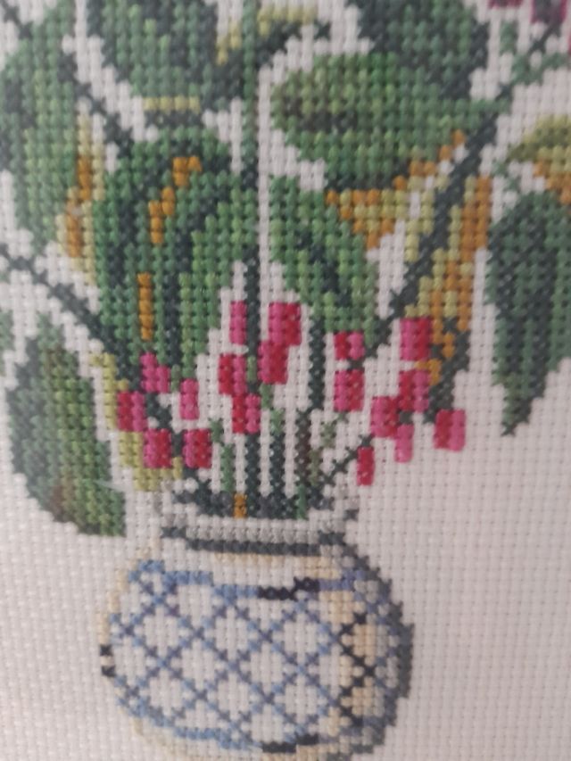 Cuadros de punto de cruz, bordados amano Artesania