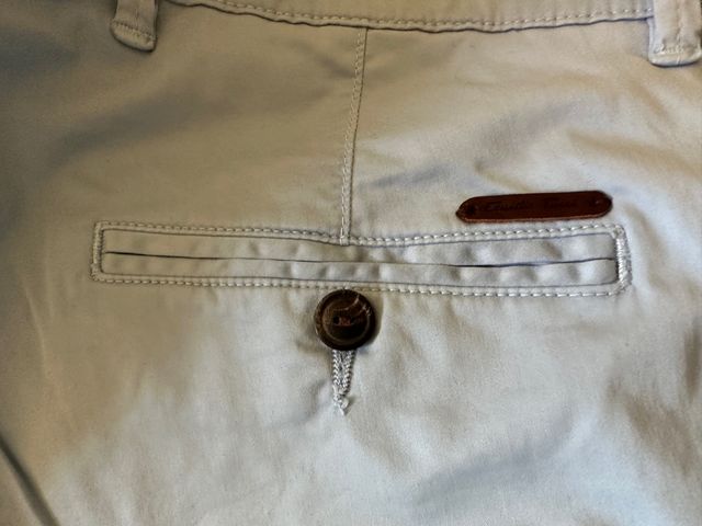 Pantalones chinos slim fit azul Emidio Tucci