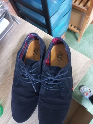 mocasines azul marino talla 42 de Solera