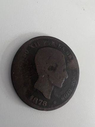 5 Centimos 1878 