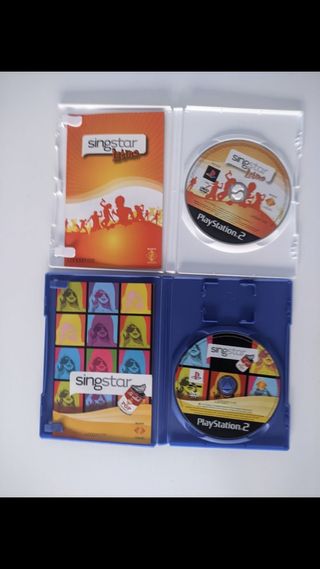 PS2 BUZZ y Singstar