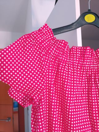 Vestido corto estampado vichi