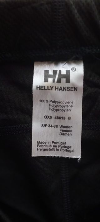 malla Helly Hansen 34 / 36 pirata