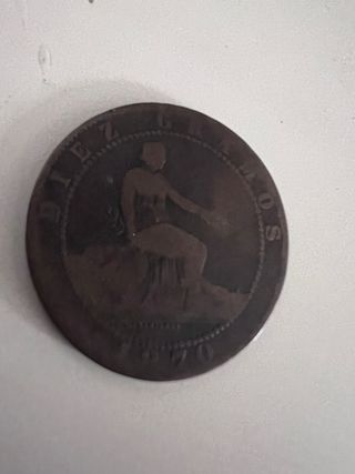 Moneda 1870 Reliquia.