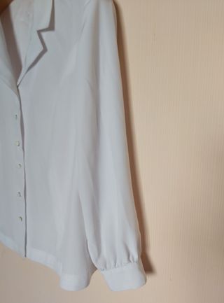 Blusa blanca T54 Tallas Grandes