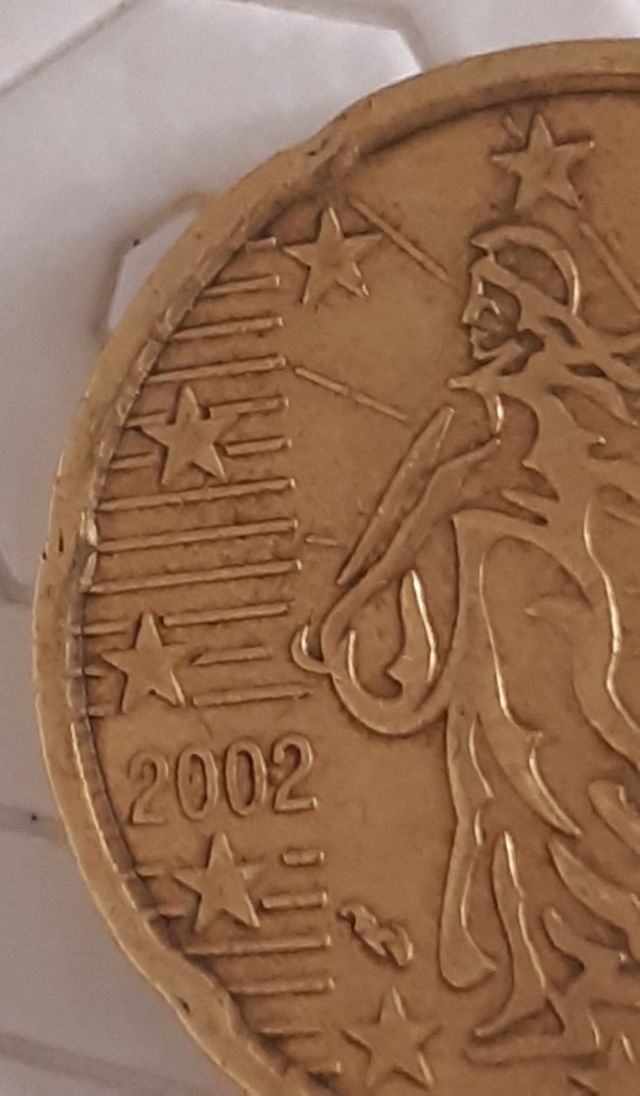 moneda 20cent  Francia 2002