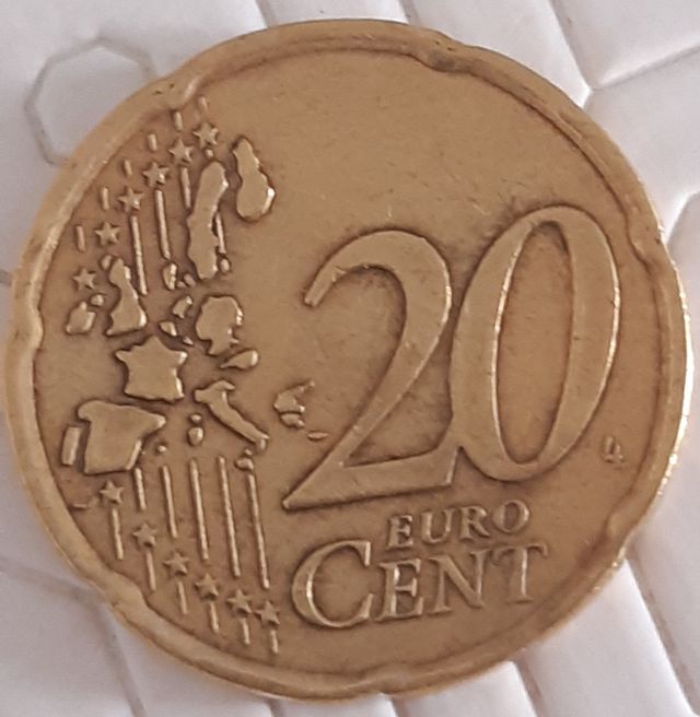 moneda 20cent  Francia 2002