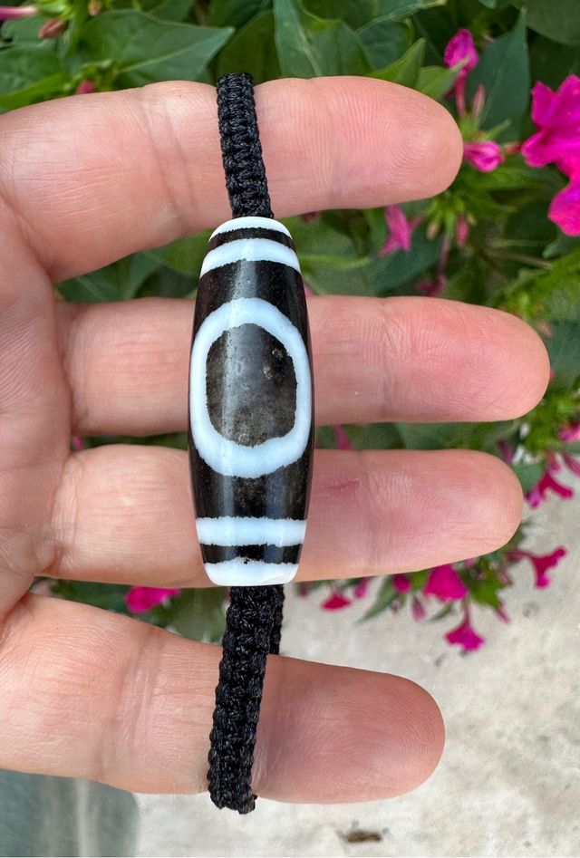 Pulsera hombre piedra natural Ágata Tibet