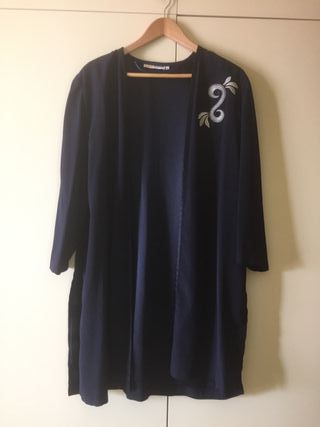 Conjunto vestido y chaqueta fiesta