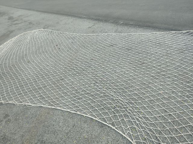 Red de seguridad de poliamida con cuerda perimetra