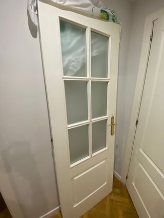 Puerta de calidad lacada en blanco