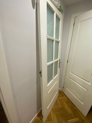 Puerta de calidad lacada en blanco