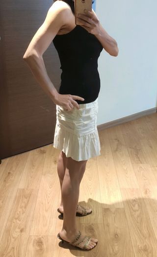 Minifalda blanca Zara TM