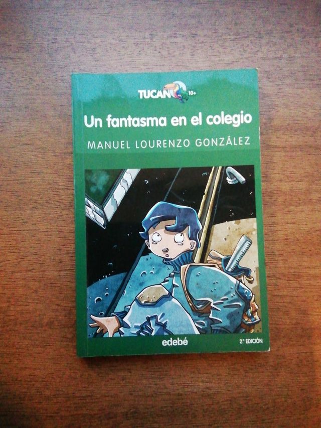 Libro un fantasma en el colegio.
