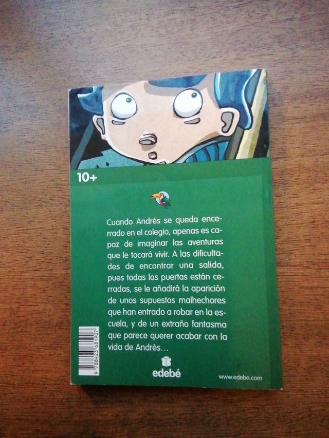 Libro un fantasma en el colegio.