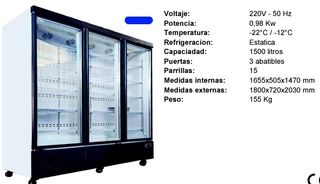 Llegaron los Armarios Congelador 3 puertas