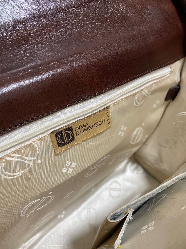 Bolso piel cocodrilo Inma Domenech