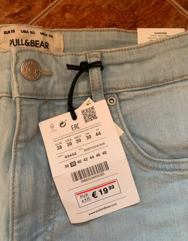 Pantalón vaquero para hombre de Pull&Bear