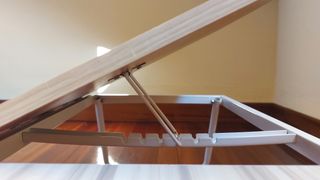 Mesa auxiliar ajustable, bandeja plegable