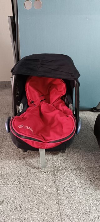 Silla coche grupo 0 con base easyfix y saco