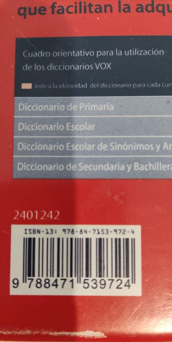 Diccionario español primaria