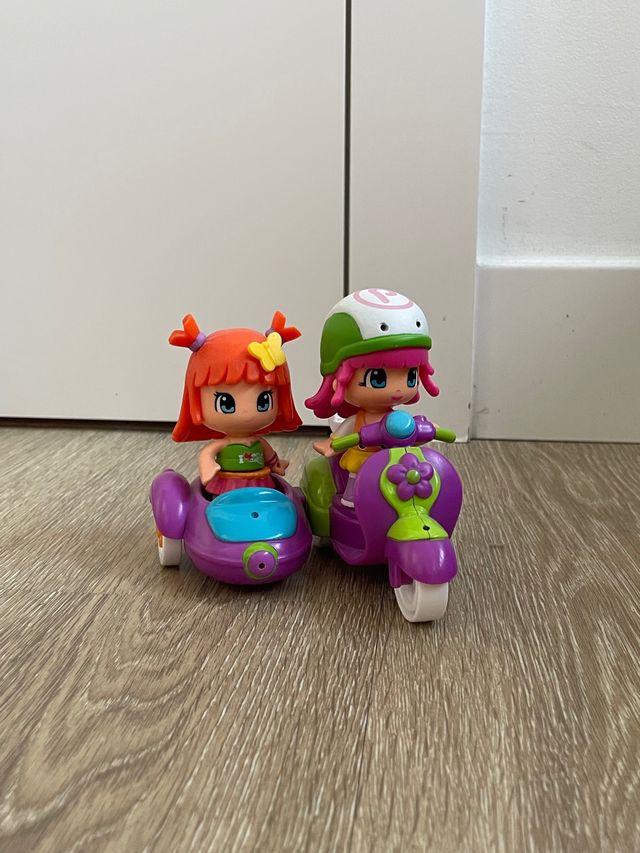 Moto y Sidecar de las pin y pon