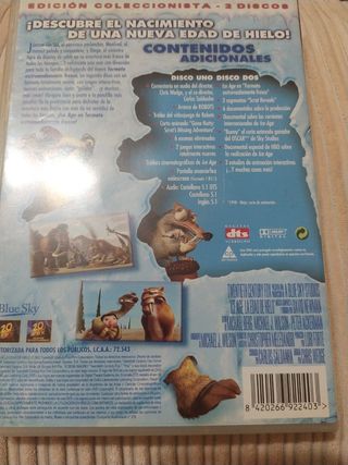 DVD Ice Age edición coleccionista