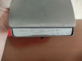 Plancha plegable Solac 631 año 1967