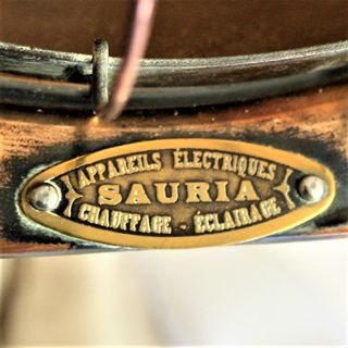 Estufa eléctrica. SAURIA. Francia. Siglo XIX