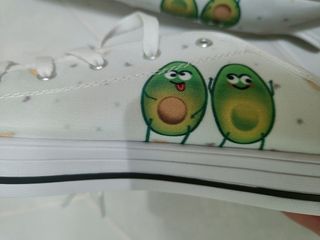 Zapatillas tipo Converse originales estampado agua