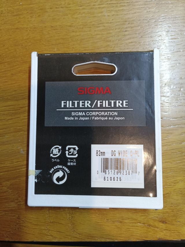 Sigma 82mm EX DG Filtro polarizador circular optim