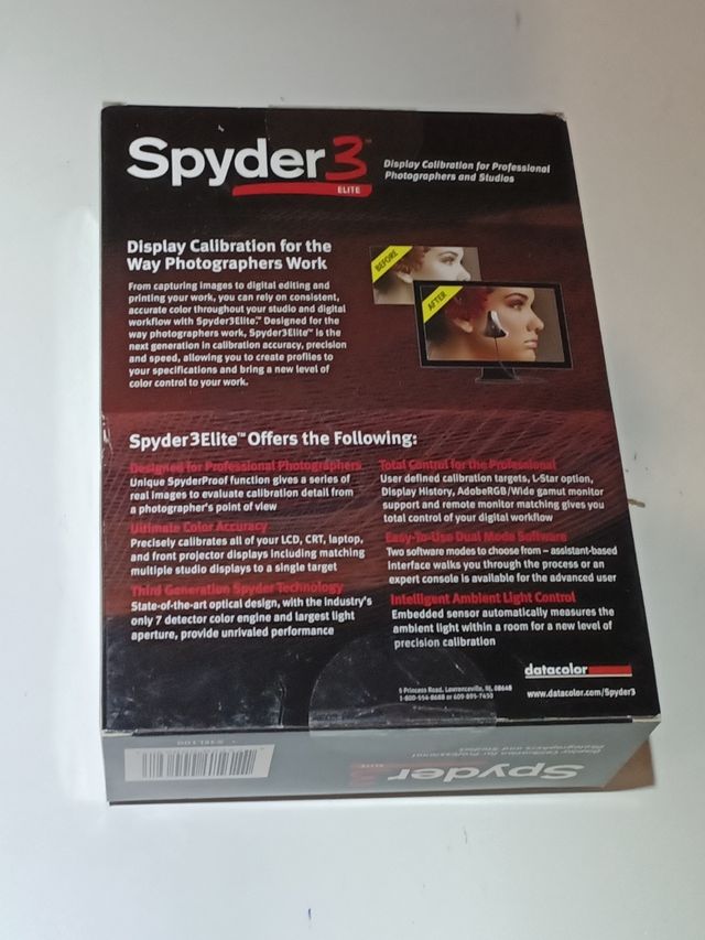 Calibrador Datacolor Spyder 3 Elite
