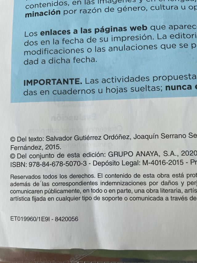 Lengua y Literatura 1 ESO Anaya