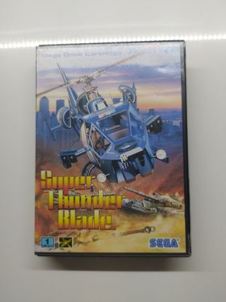 Super Thunder Blade Mega Drive Japones