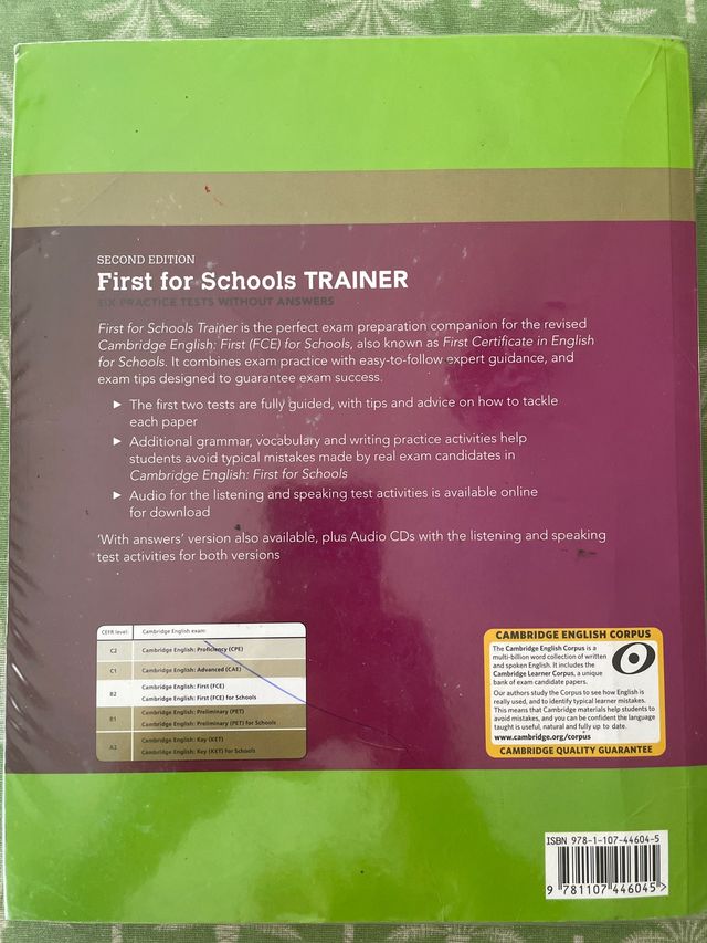 First for Schools Trainer 1ESO Cambridge English