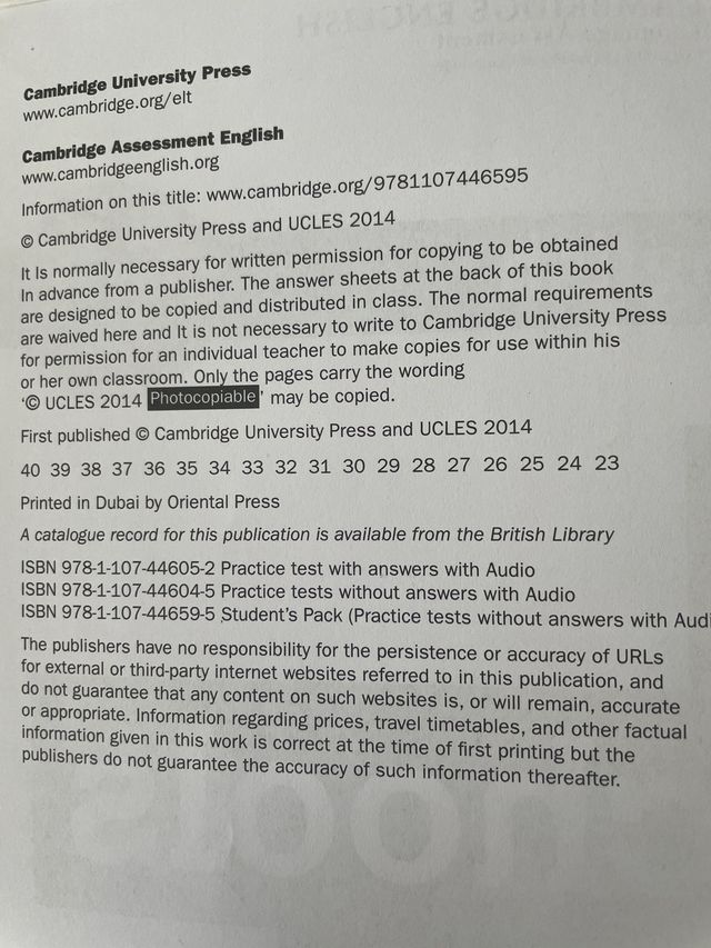 First for Schools Trainer 1ESO Cambridge English