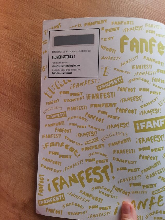 Libro de religión 1°ESO (FANFEST-Edelvives