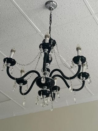 lampara araña 6 brazos