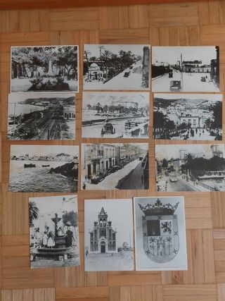 Tarjetas postales  blanco y negro..