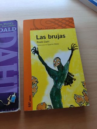 Lote 2 libros: Las brujas (inglés y español)