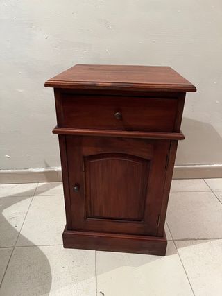 Mesita rustica teca 