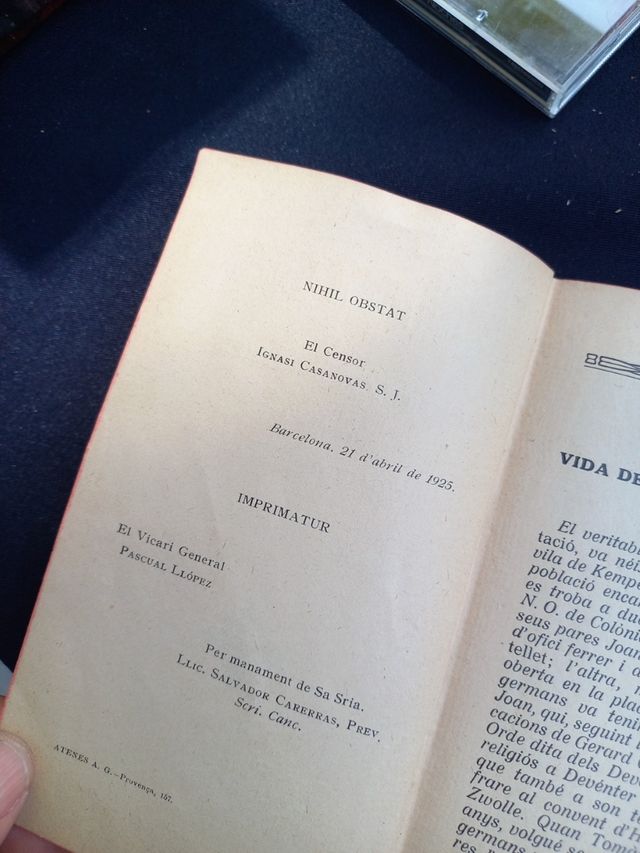 L'imitazione di Cristo (in catalano) 1925